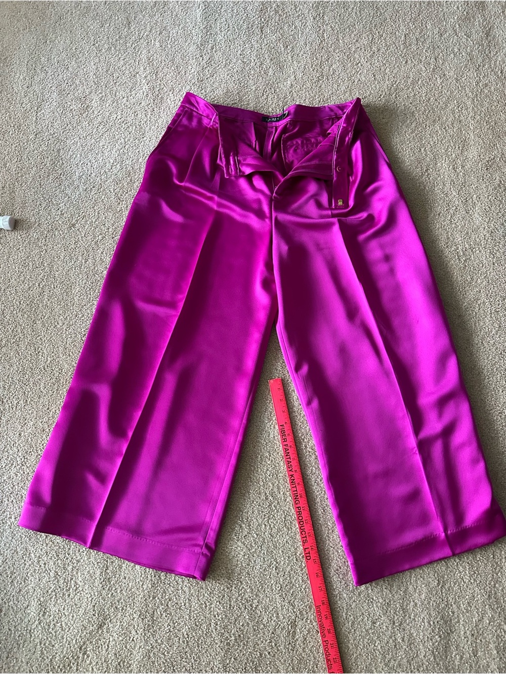 Lauren Ralph Lauren Plus Size Fuschia Pants